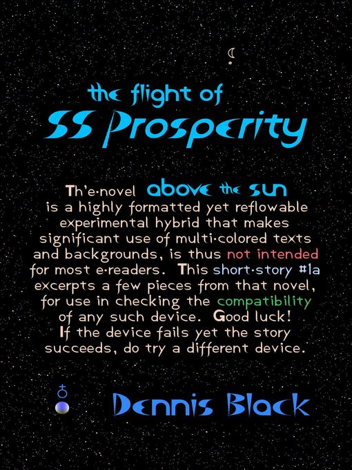 Title details for The Flight of SS Prosperity by Dennis Black - Available